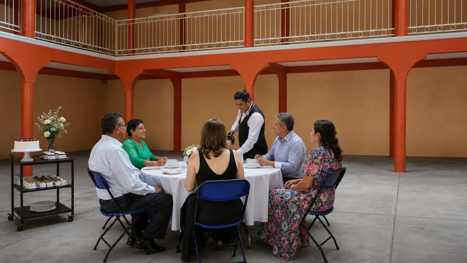Aniversarios: café y postres en el Salón Campeche