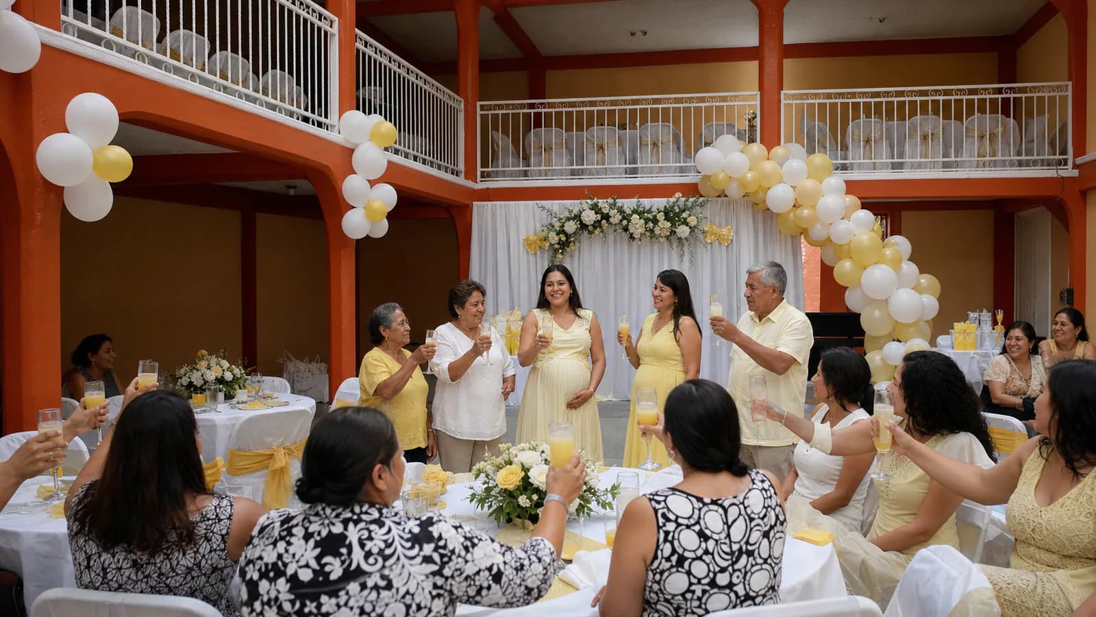 Baby shower: brindis familiar en el Salón Campeche