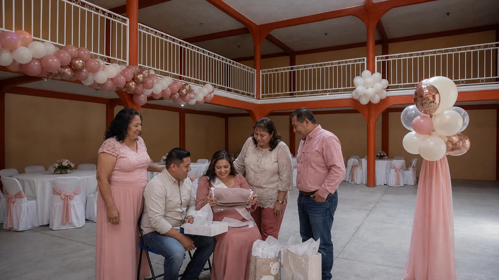 Baby shower: apertura regalos en el Salón Campeche