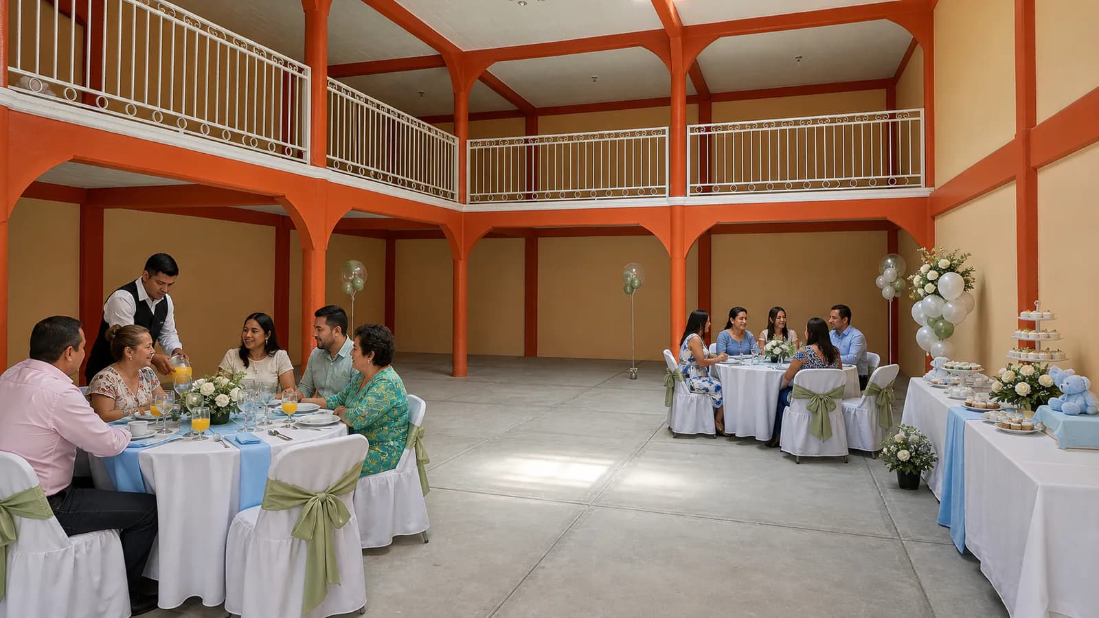 Baby shower: brunch familiar en el Salón Campeche