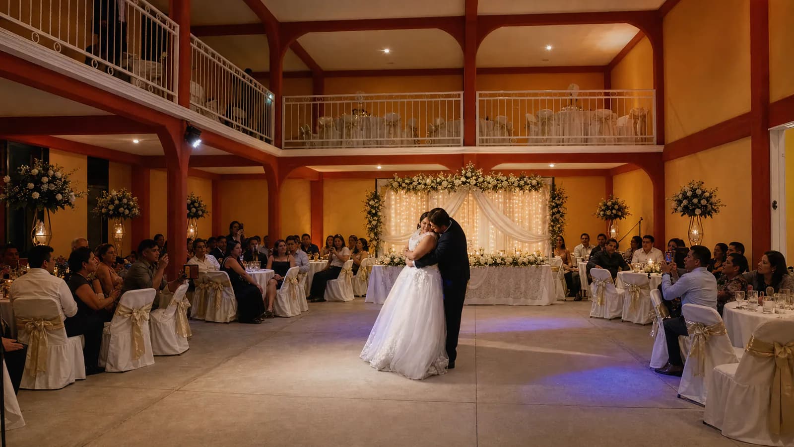 Bodas: primer baile en el Salón Campeche
