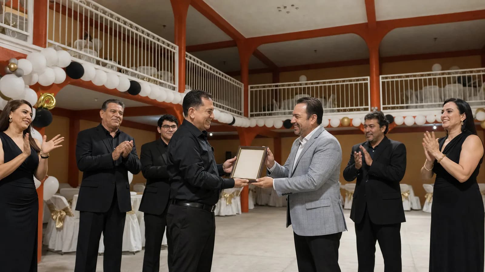 Eventos corporativos: premiacion en el Salón Campeche