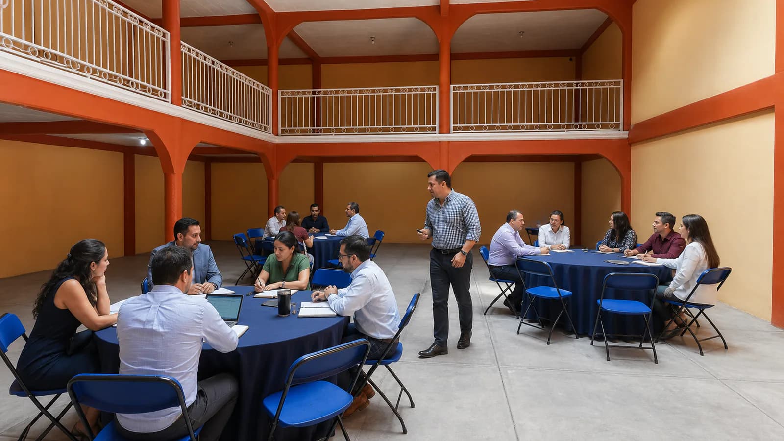 Eventos corporativos: taller colaborativo en el Salón Campeche