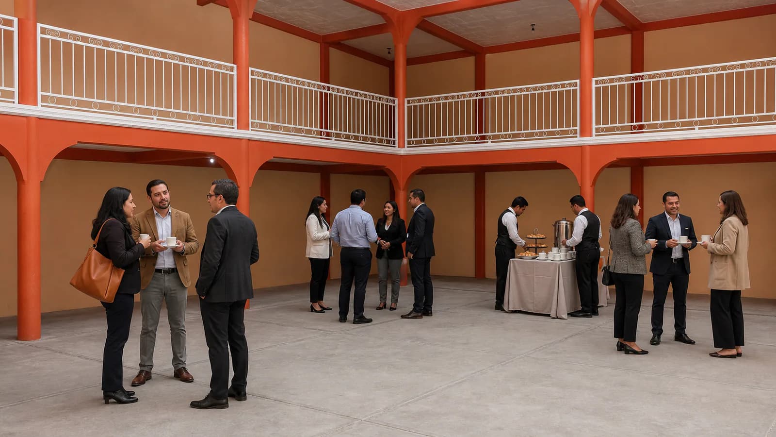 Eventos corporativos: coffee break en el Salón Campeche