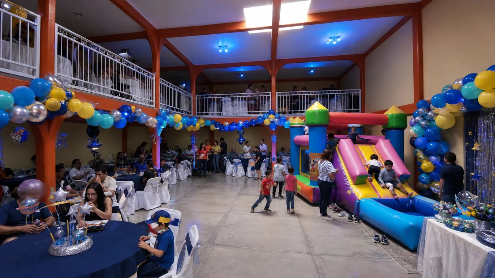 Cumpleaños infantiles: inflable aventura en el Salón Campeche