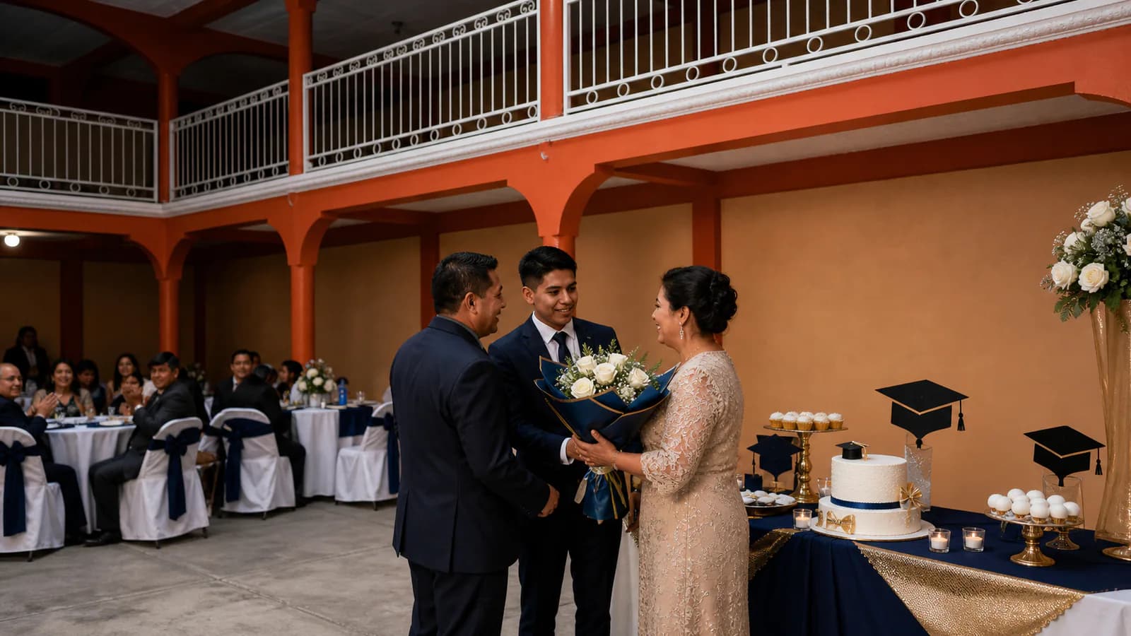 Graduaciones: felicitacion familiar en el Salón Campeche