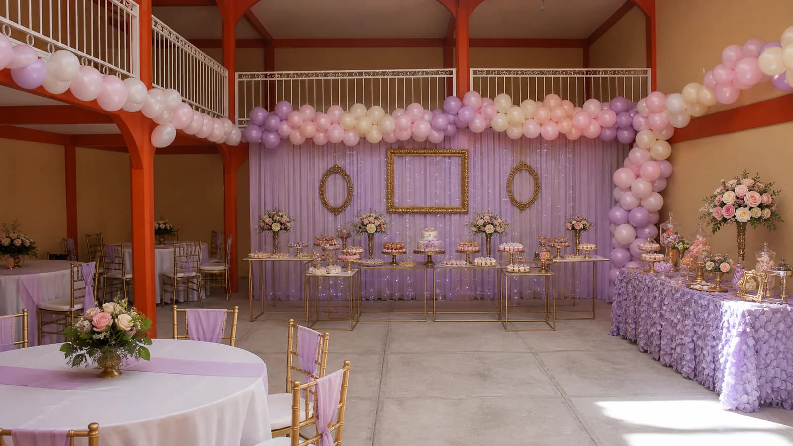 XV años: mesa dulces vintage en el Salón Campeche